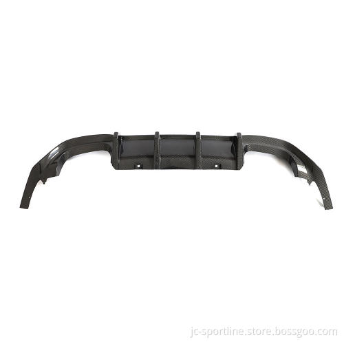 Carbon Fiber Rear Bumper Lip Diffuser for Volkswagen Golf 8 MK8 R 2021+